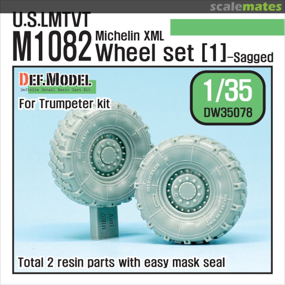 Boxart US M1082 LMTVT Mich Sagged Wheel #1 DW35078 Def.Model