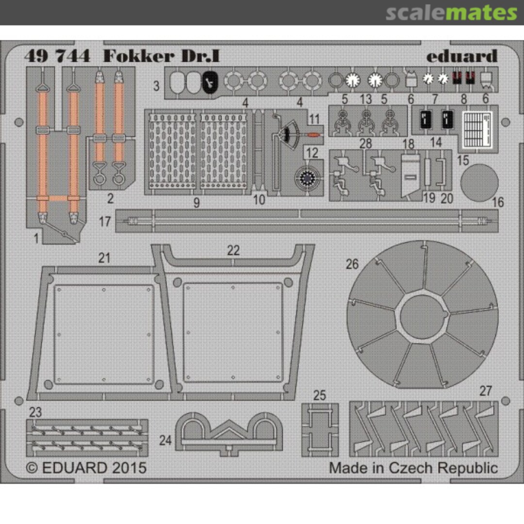 Boxart Fokker Dr.I 49744 Eduard