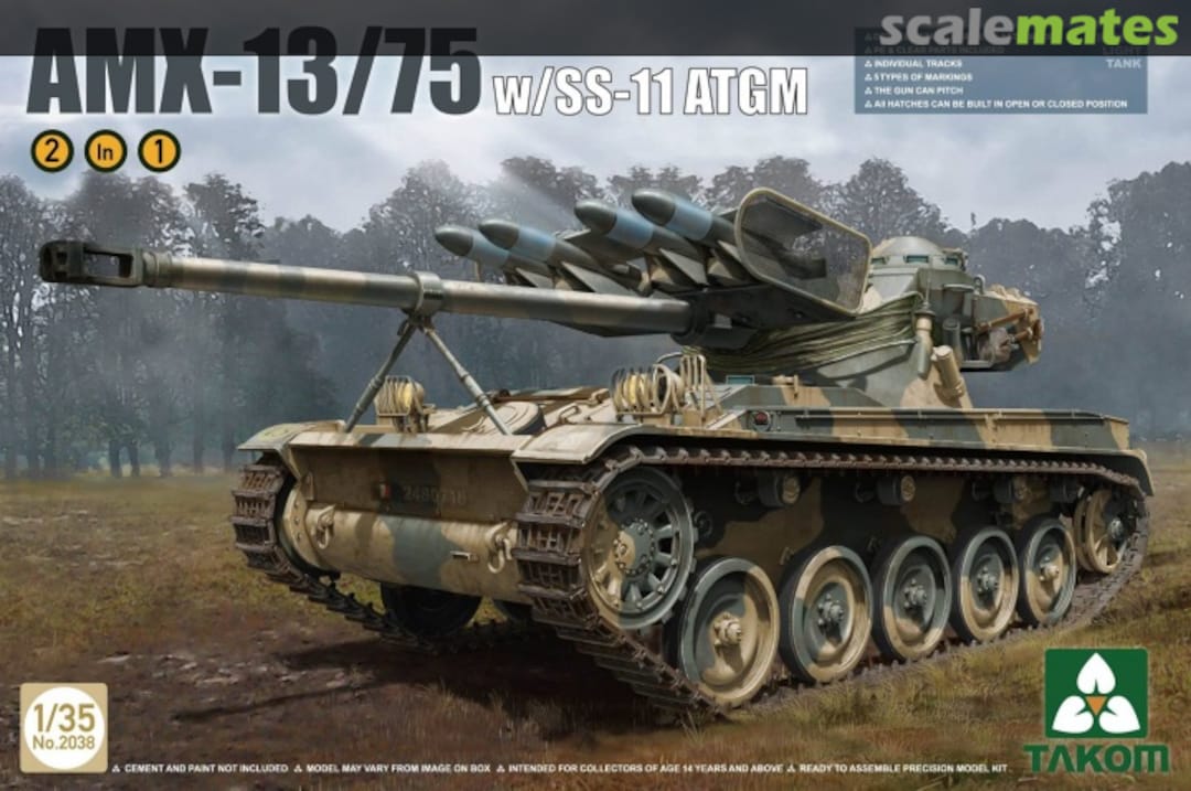 Boxart AMX-13/75 2038 Takom