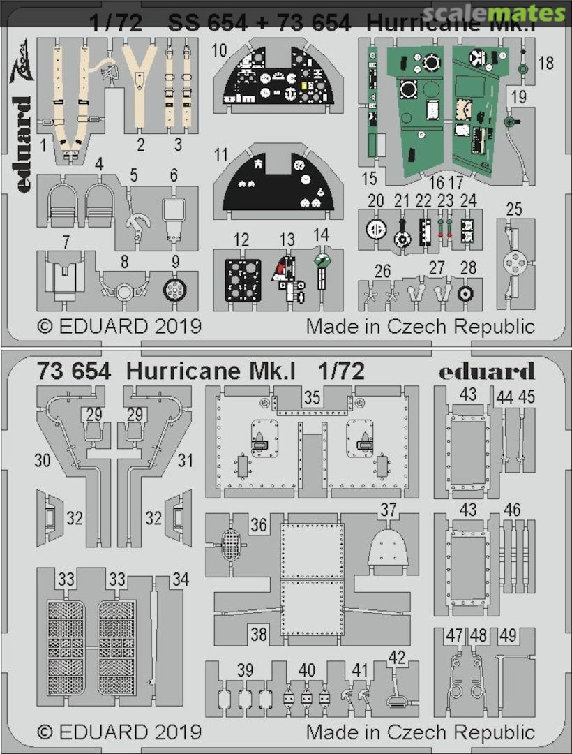 Boxart Hurricane Mk.I 73654 Eduard