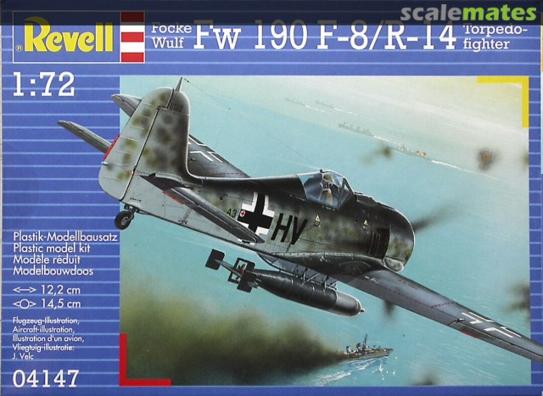 Boxart Focke Wulf Fw 190 F-8/R-14 Torpedo-fighter 04147 Revell