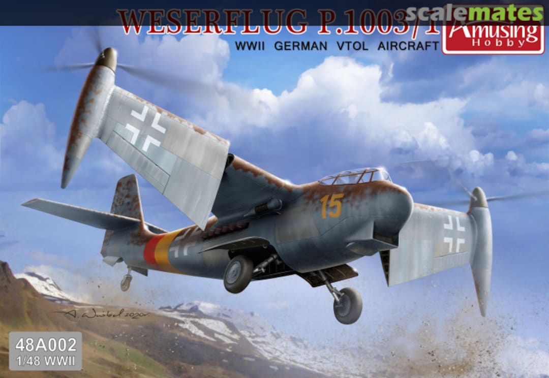 Boxart Weserflug P.1003/1 48A002 Amusing Hobby