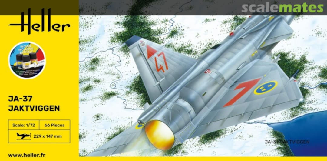 Boxart Ja-37 Jaktviggen 56309 Heller