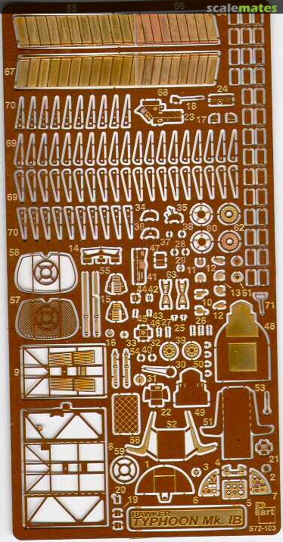 Boxart Hawker Typhoon Mk.Ib S72-103 Part