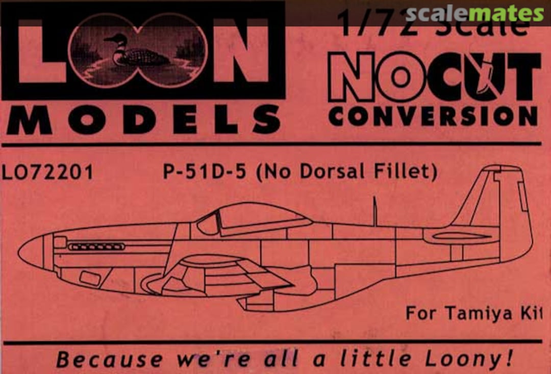 Boxart P-51D-5 Mustang (no dorsal fillet) LO72201 Loon Models