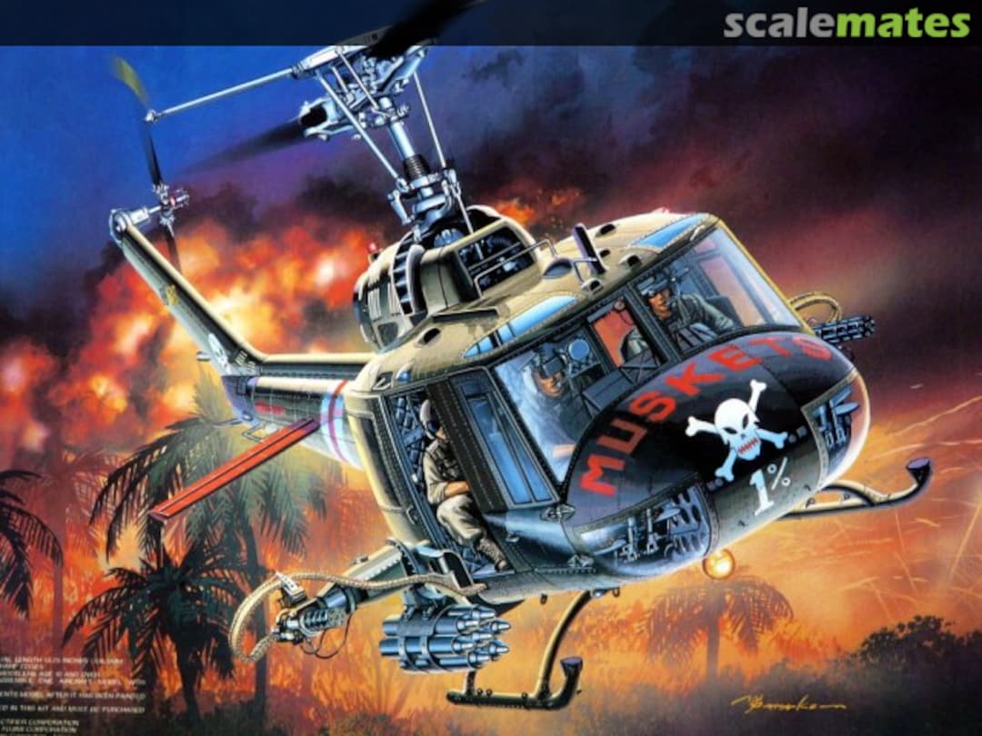 Boxart UH-1C "Huey" Gunship BA104 MRC