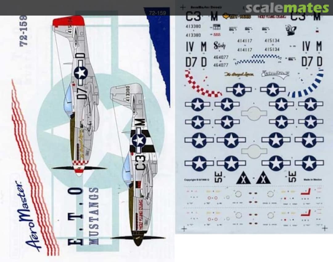 Boxart E.T.O Mustangs 72-159 AeroMaster