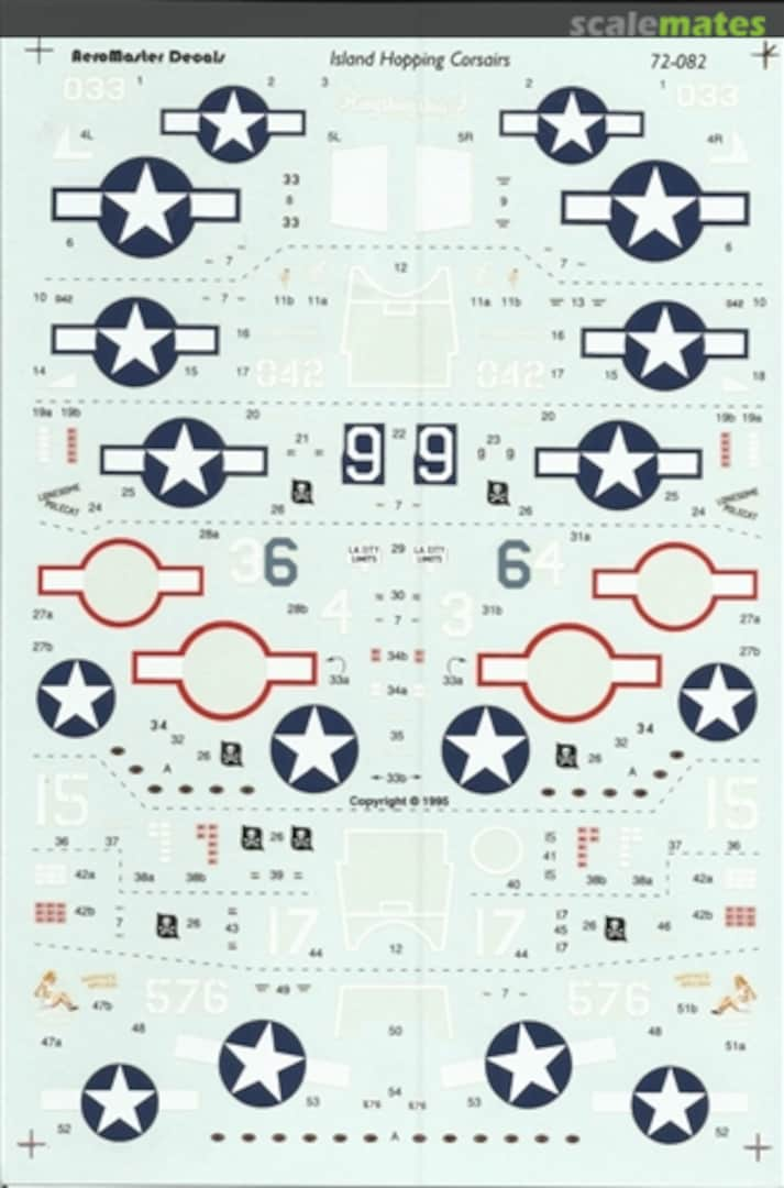 Contents Island Hopping Corsairs 72-082 AeroMaster