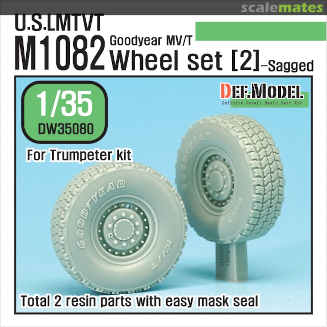 Boxart US M1082 LMTVT GY Sagged Wheel #2 DW35080 Def.Model