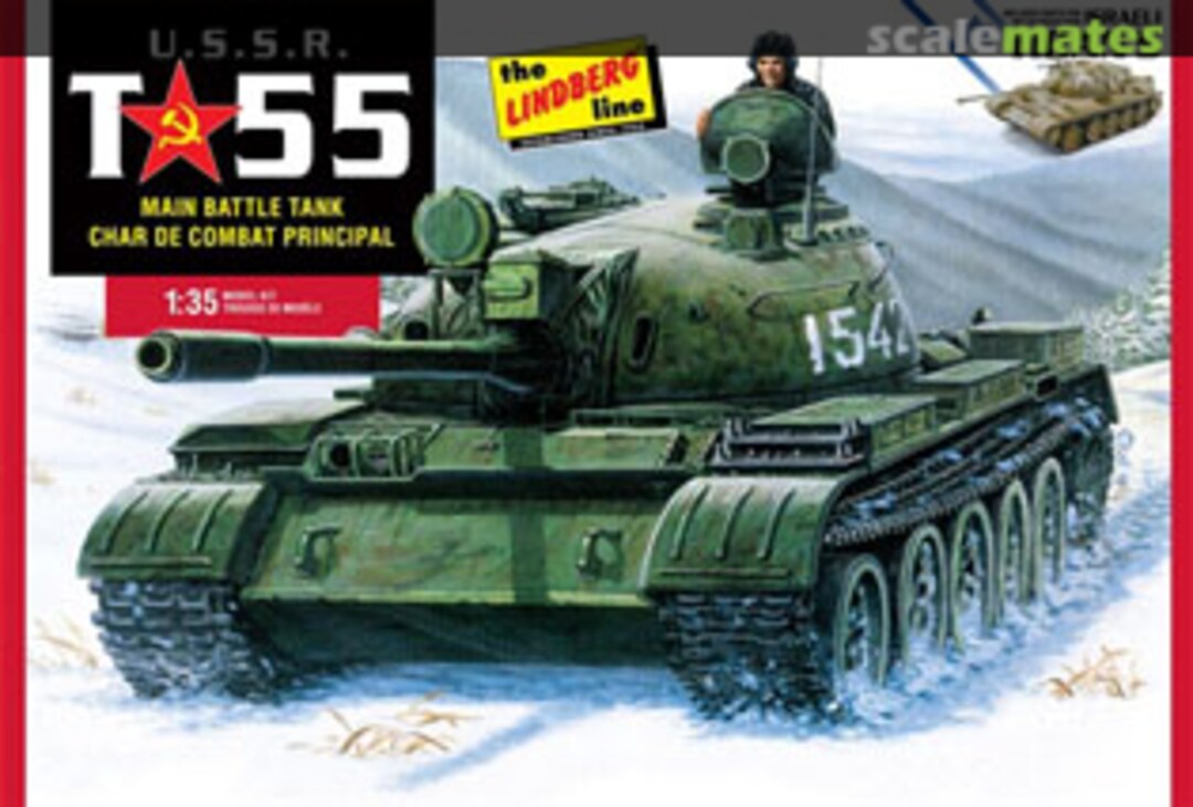 Boxart T-55 Main Battle Tank HL415/12 Lindberg