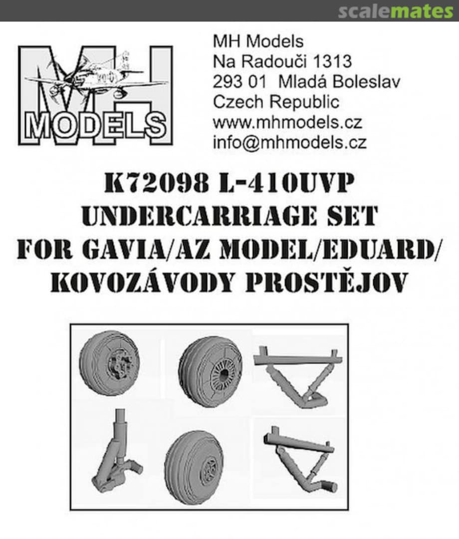 Boxart L-410UVP undercarriage set K72098 MH Models