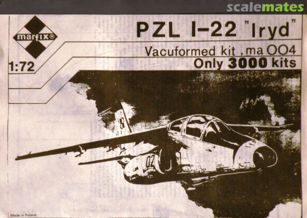 Boxart PZL I-22 "Iryda" ma004 marfix