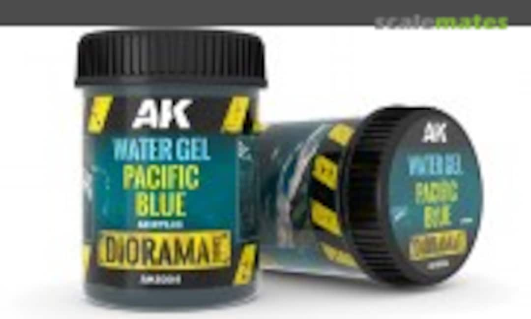 No Water Gel Pacific Blue 250ML (AK Interactive AK 8004)