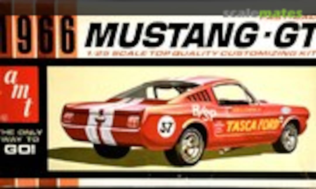 1:25 1966 Mustang GT Fast-Back (AMT 6166-150)