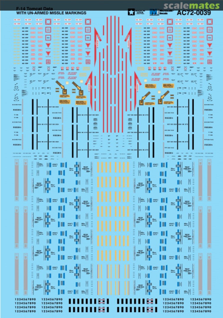 Boxart F-14 Tomcat Data AC72-0039 Microscale