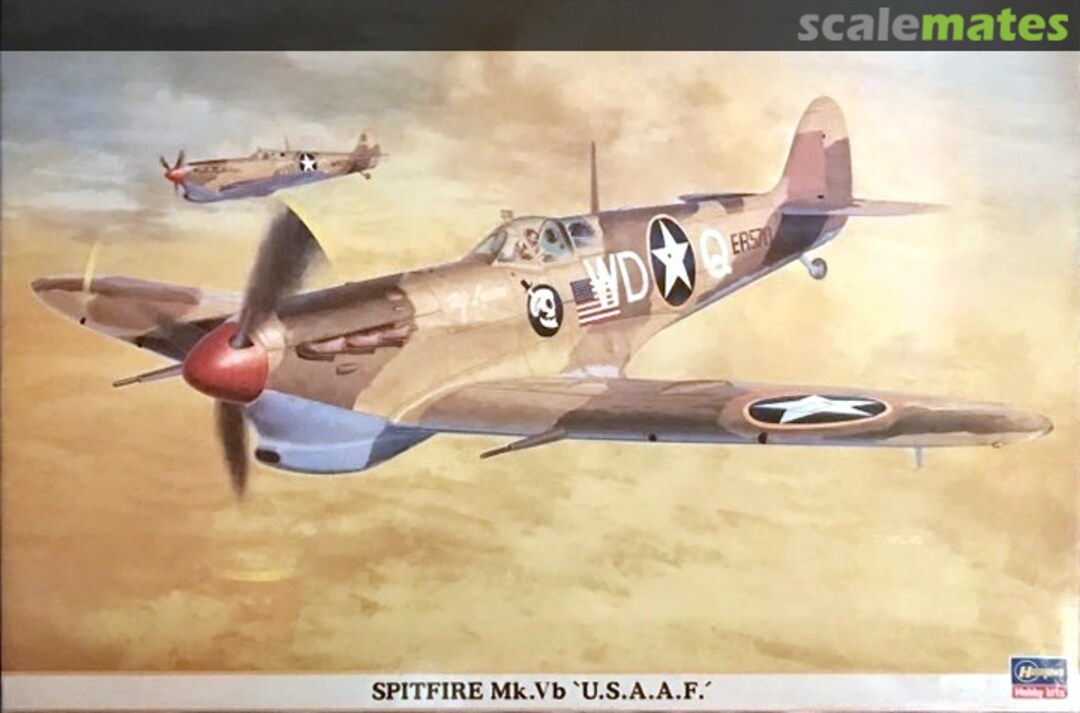 Boxart SPITFIRE Mk.Vb 'U.S.A.A.F.' 08160 Hasegawa