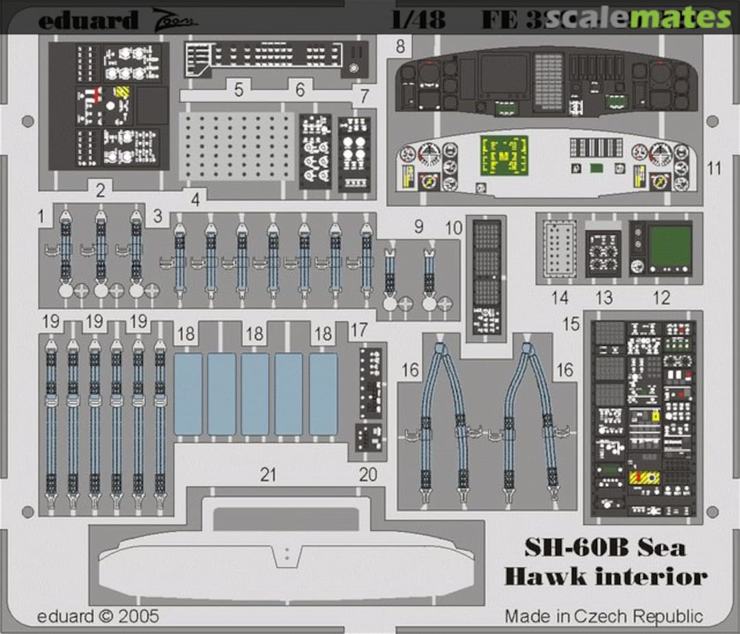 Boxart SH-60B interior 49329 Eduard