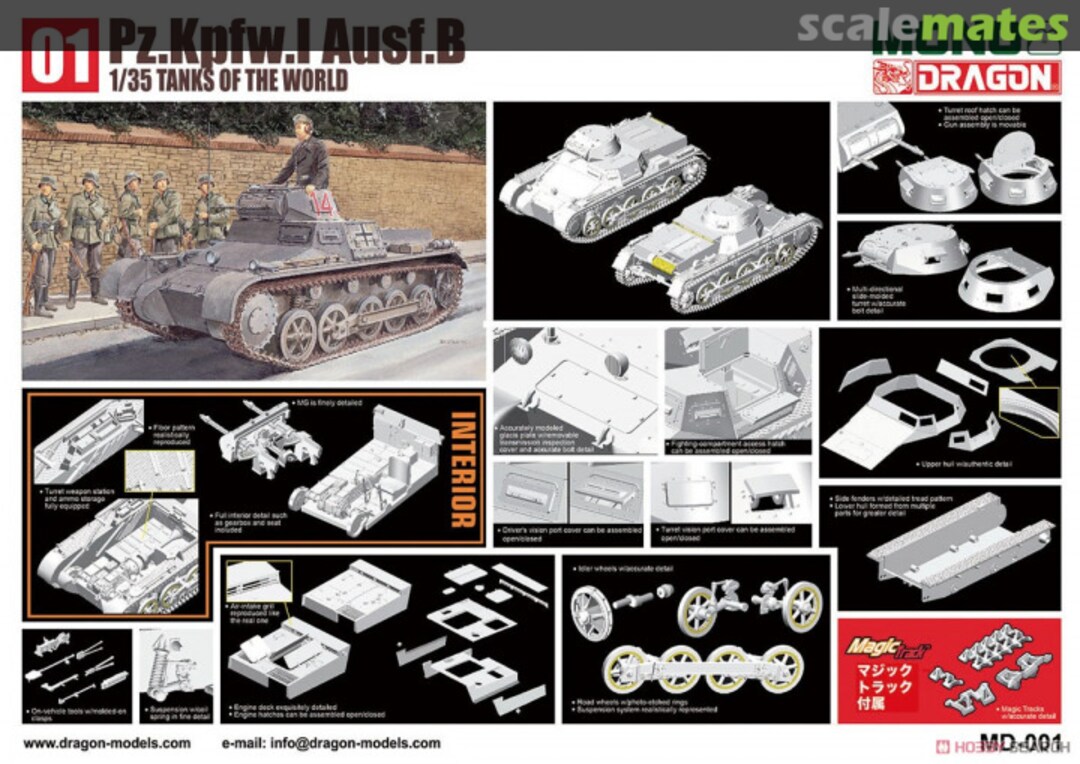 Contents Pz.Kpfw.I Ausf. B MD-001 MONO X Dragon