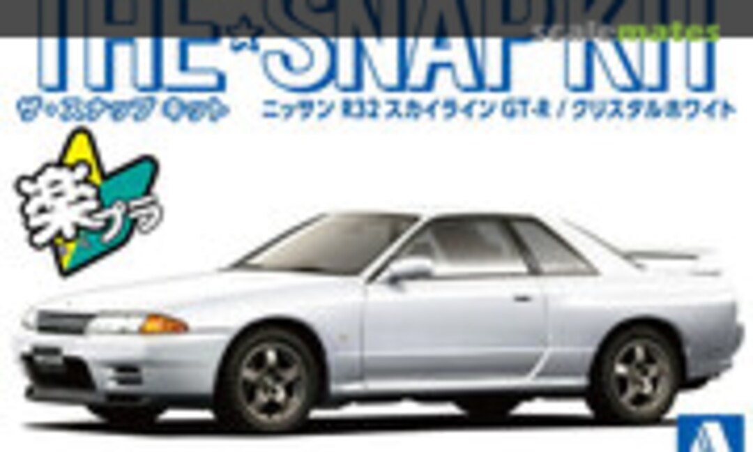 1:32 Nissan R32 Skyline GT-R / Cristal White (Aoshima 063545)