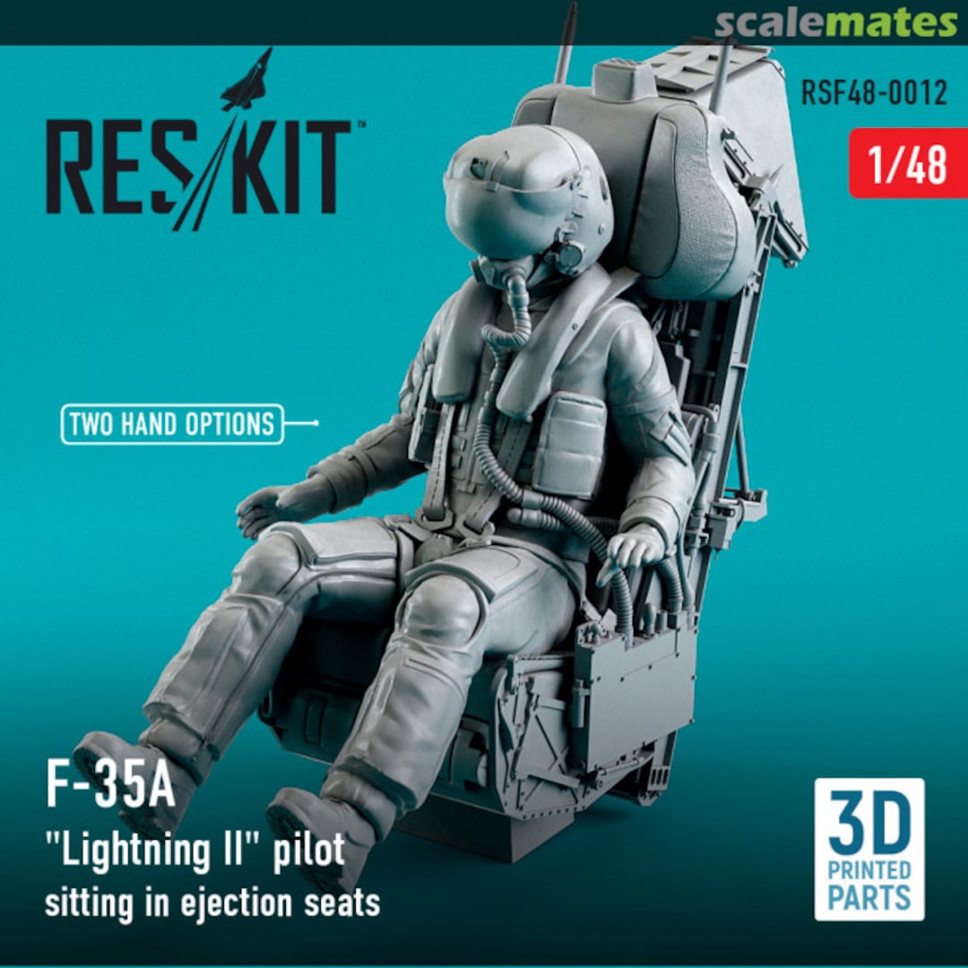 Boxart F-35A "Lightning II" pilot RSF48-0012 ResKit