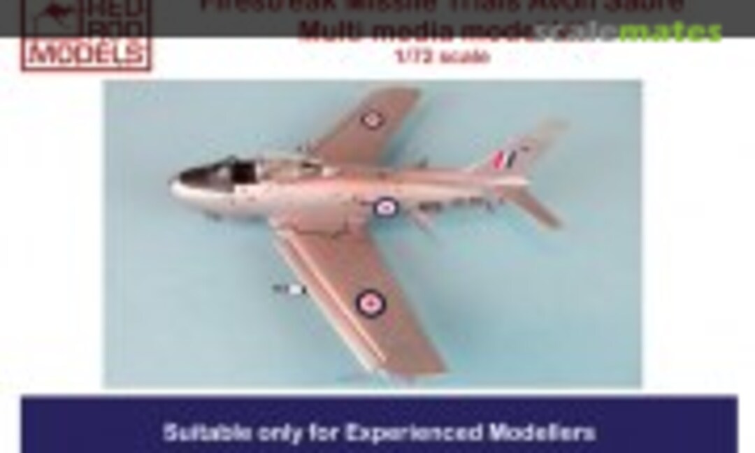 1:72 Firestreak Missile Trials Avon Sabre (Red Roo Models RRK72009)