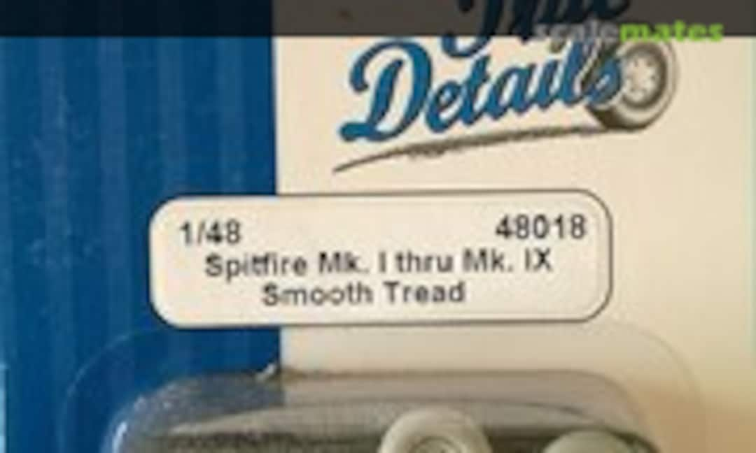 1:48 Spitfire Mk.I thru IX 2 main wheels (True Details 48018)