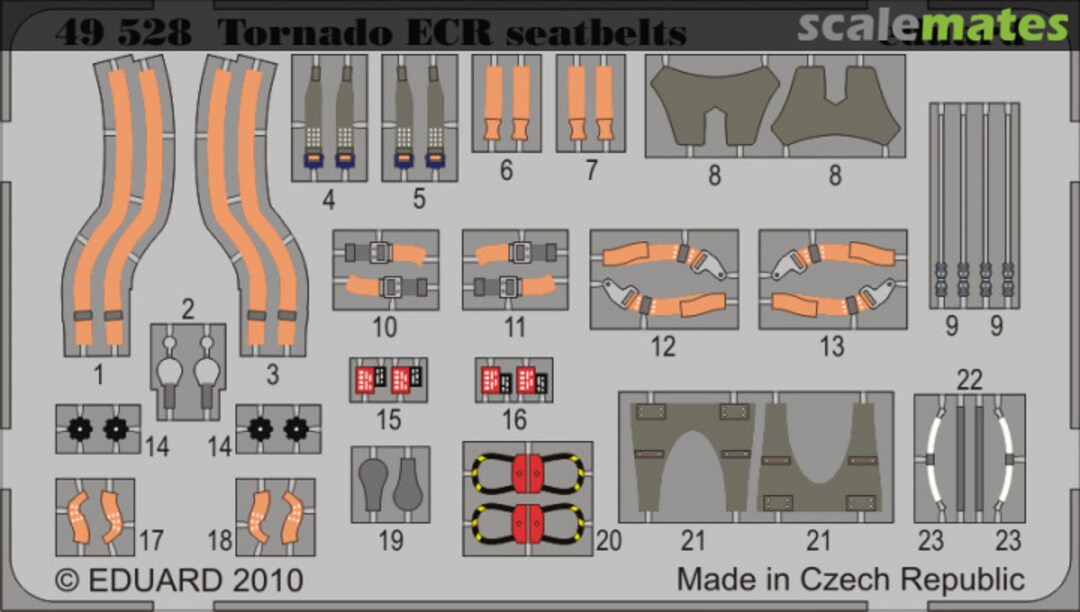 Boxart Tornado ECR - Seatbelts 49528 Eduard