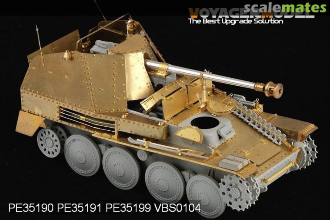 Boxart Marder III Ausf. M Initial Prod. Upper Hull ~Dragon 6464~ PE35199 Voyager Model