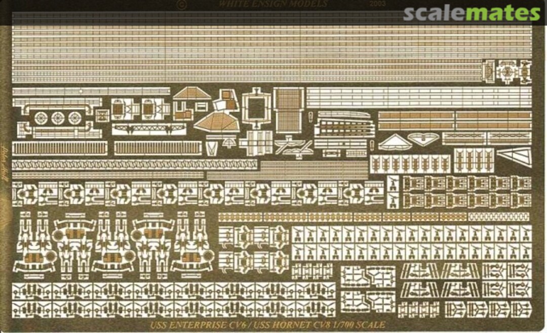 Boxart USS Enterprise/Hornet PE 755 White Ensign Models