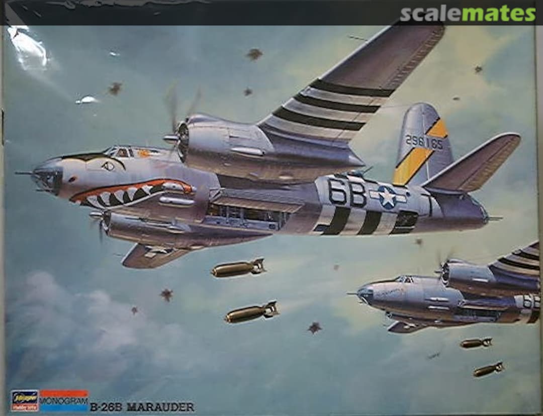 Boxart B-26B Marauder 86075 Hasegawa/Monogram