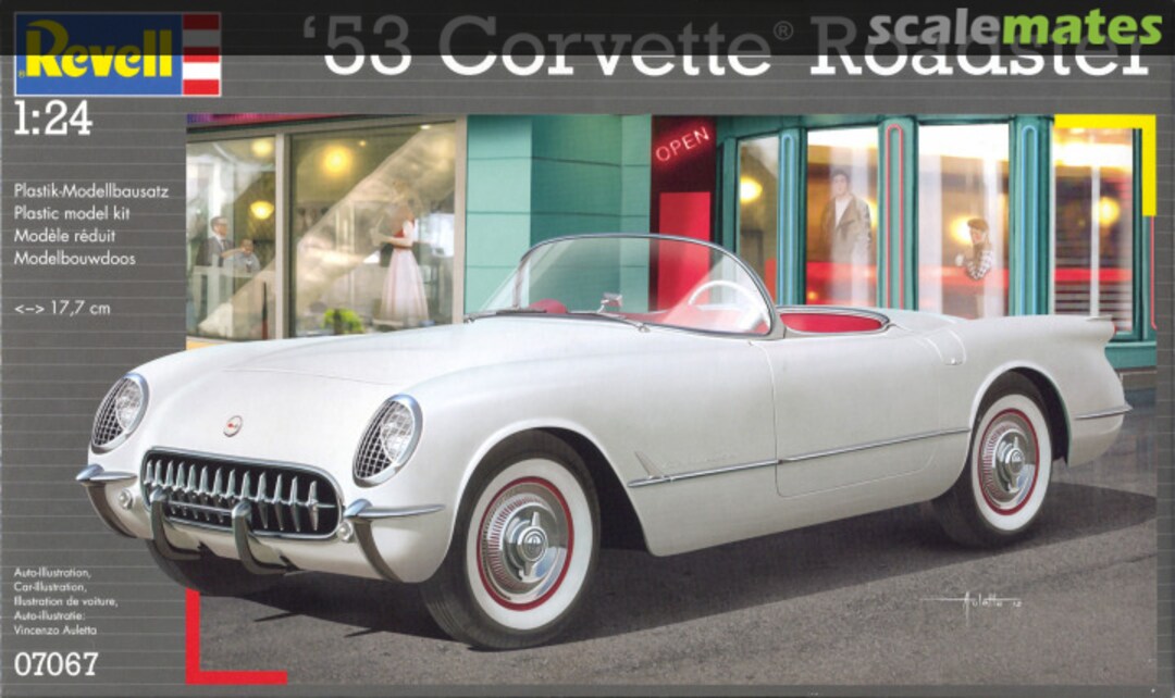 Boxart Corvette Roadster 07067 Revell