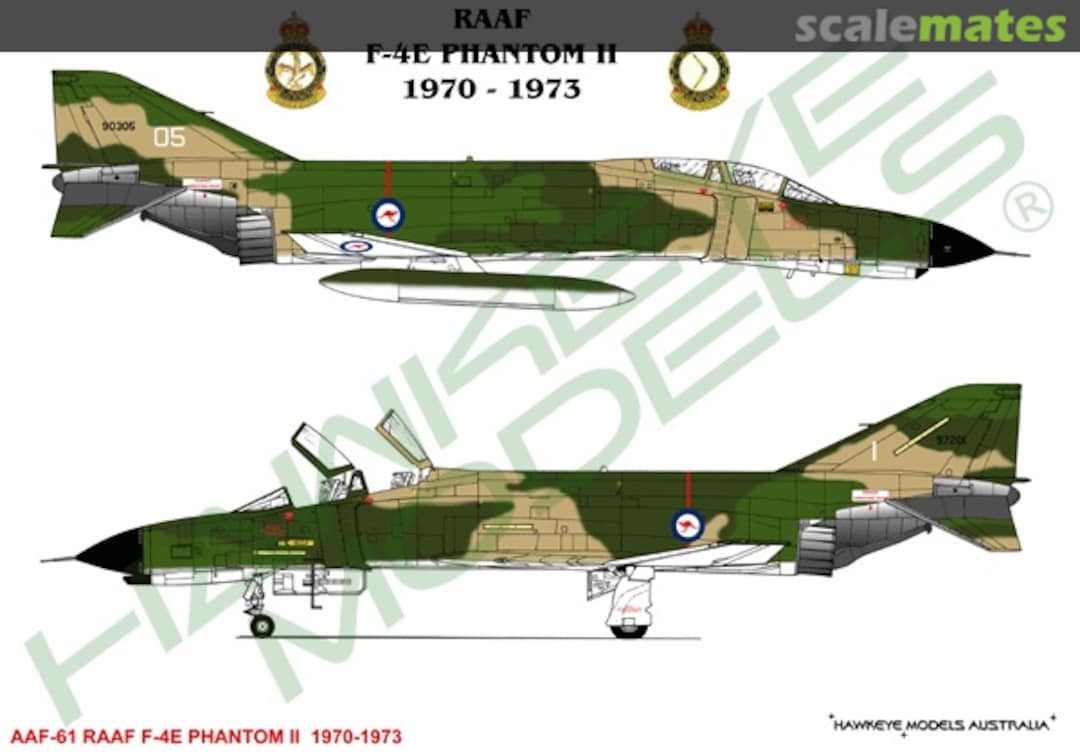 Boxart RAAF F-4E Phantom II AAF-061 Hawkeye Models