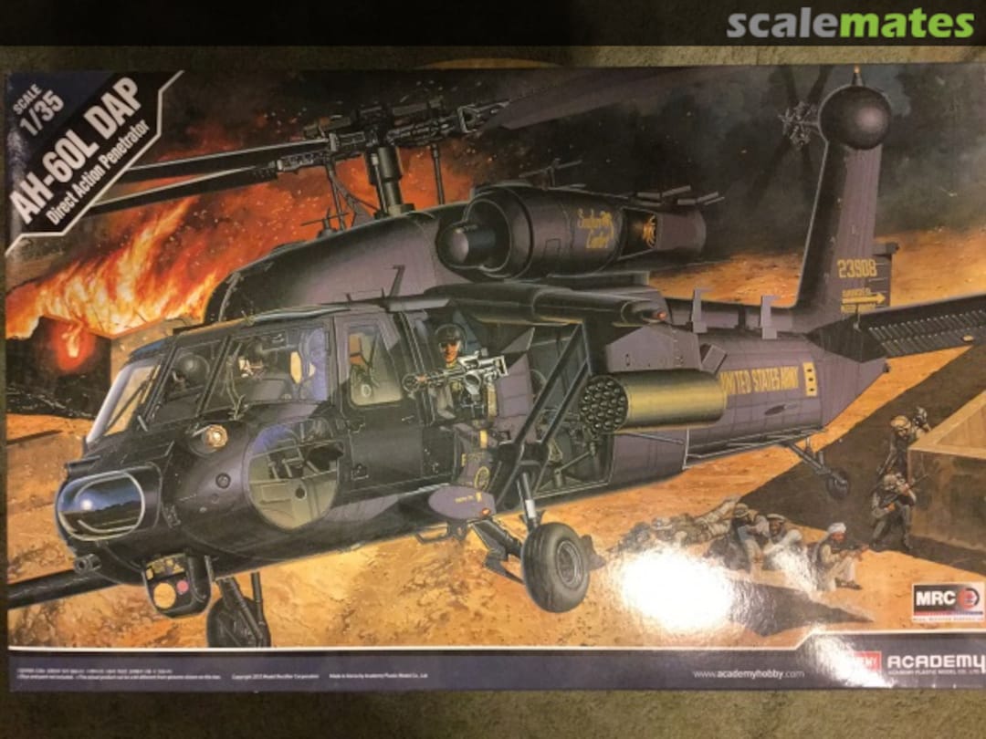 Boxart AH-60L DAP Black Hawk 02217 Academy