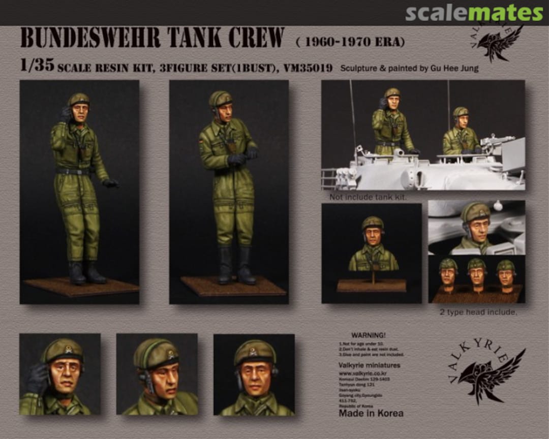 Boxart Bundeswehr Tank Crew VM35019 Valkyrie Miniature