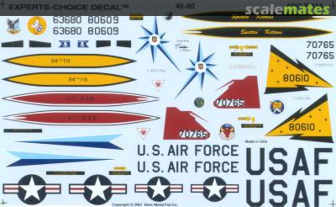 Boxart T-33A Air Defense T-Birds 48-60 Experts-Choice Decal