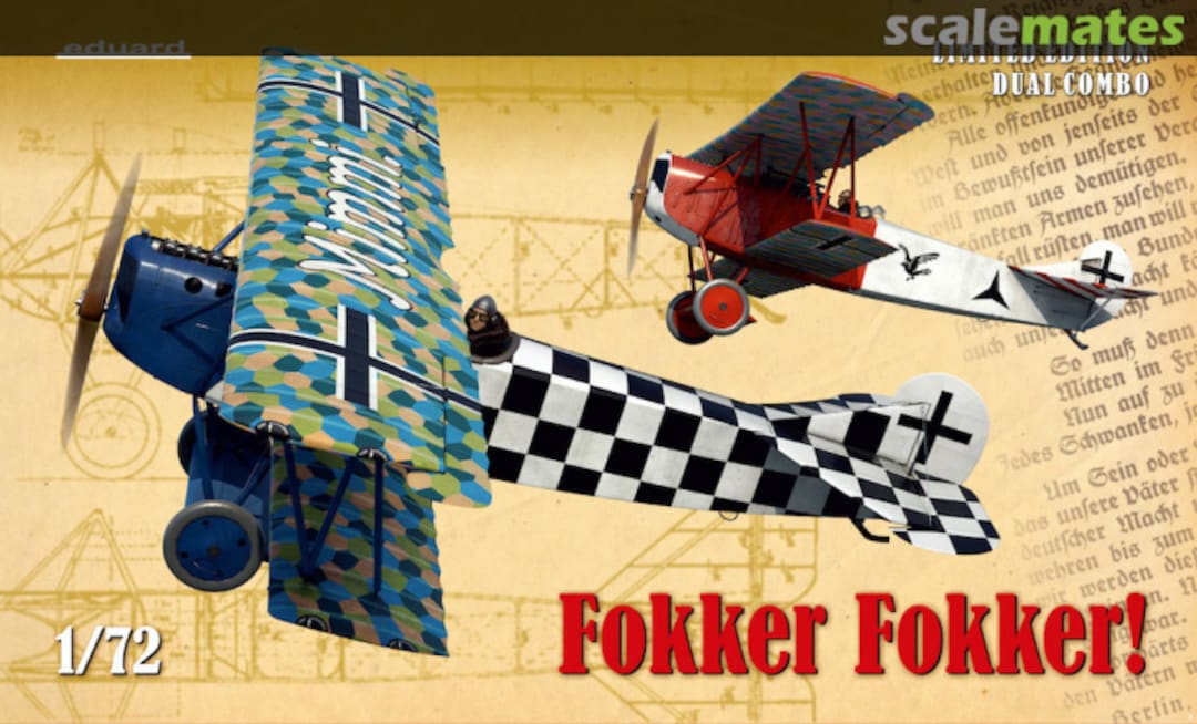 Boxart Fokker Fokker! (D.VII) 2133 Eduard