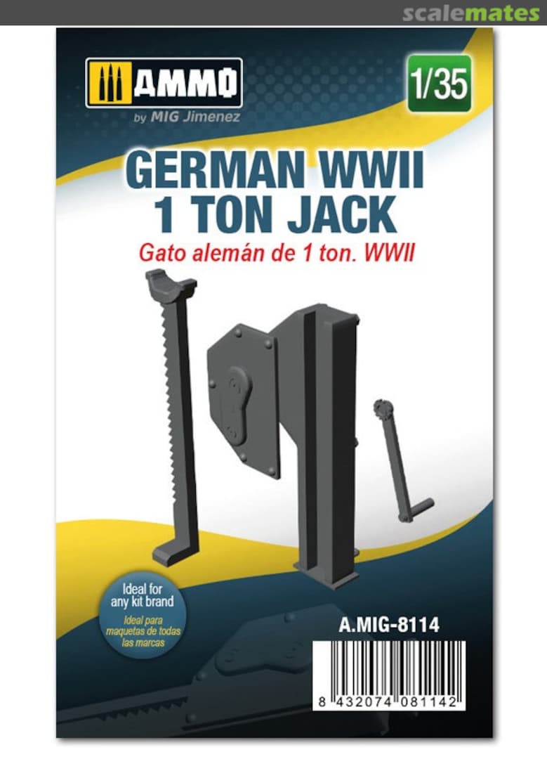 Boxart German WWII 1 Ton Jack A.MIG-8114 Ammo by Mig Jimenez