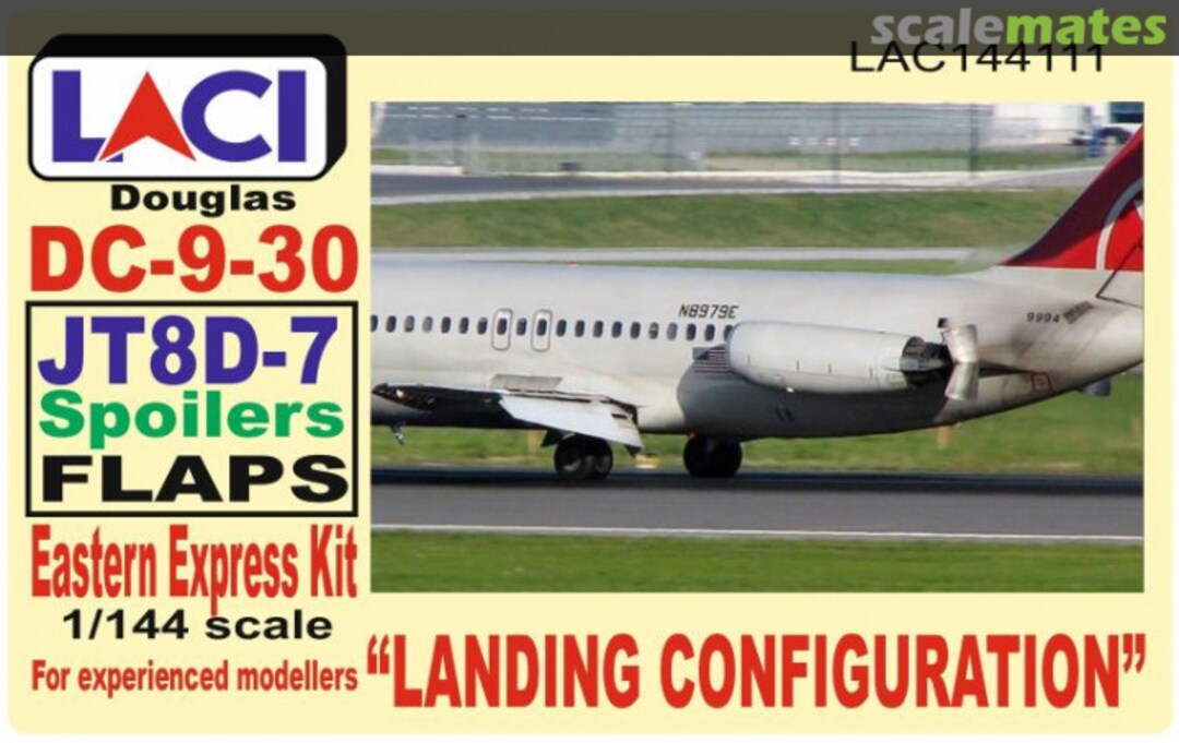 Boxart DC-9-30 JT8D-7 Spoilers Flaps - Landing Configuration LAC144111 LACI