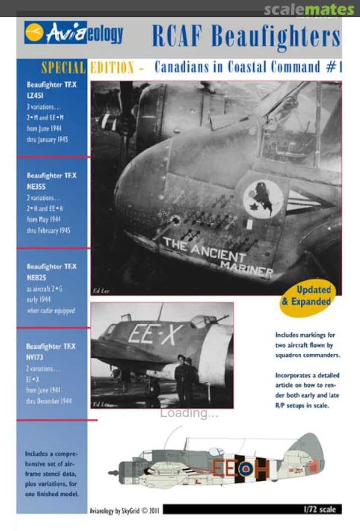 Boxart RCAF Beaufighters AOD72002m Aviaeology