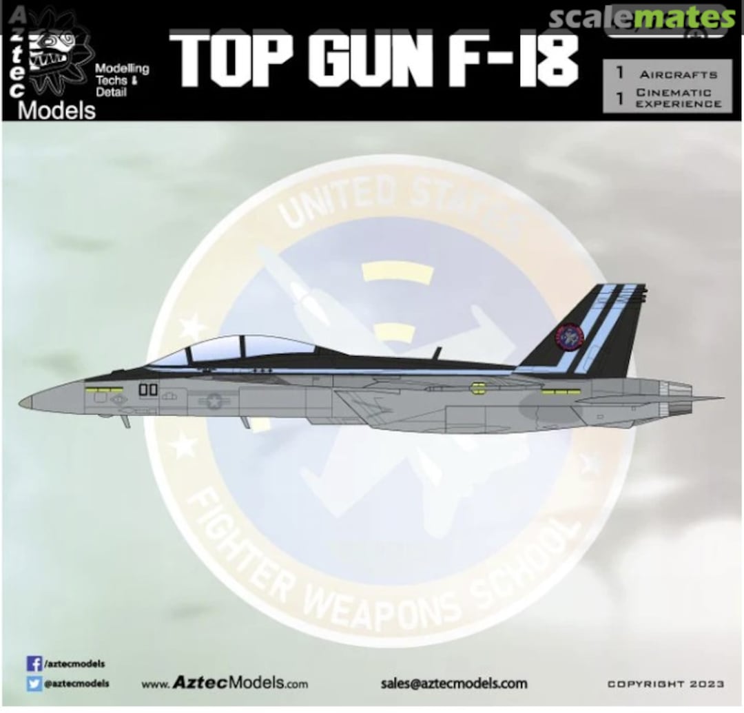 Boxart Top Gun F-18 48-096 Aztec Models