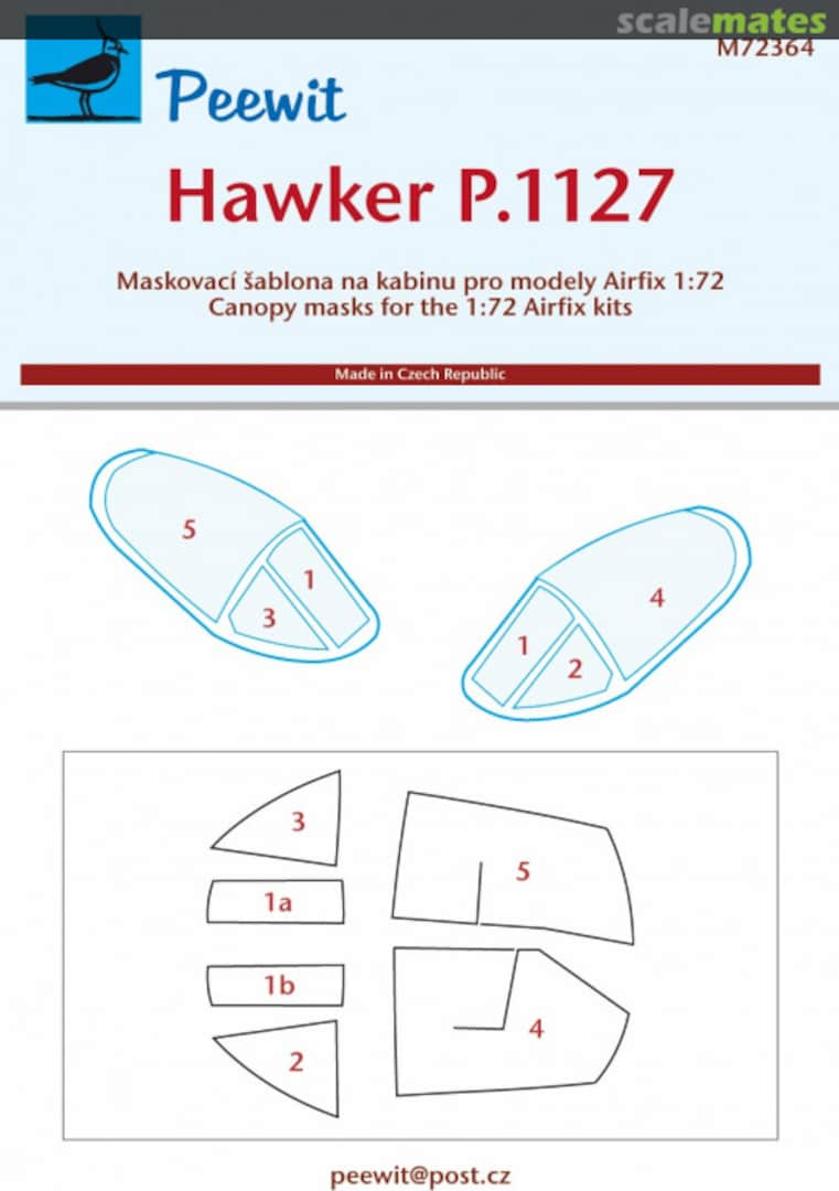 Boxart Hawker P.1127 M72364 Peewit