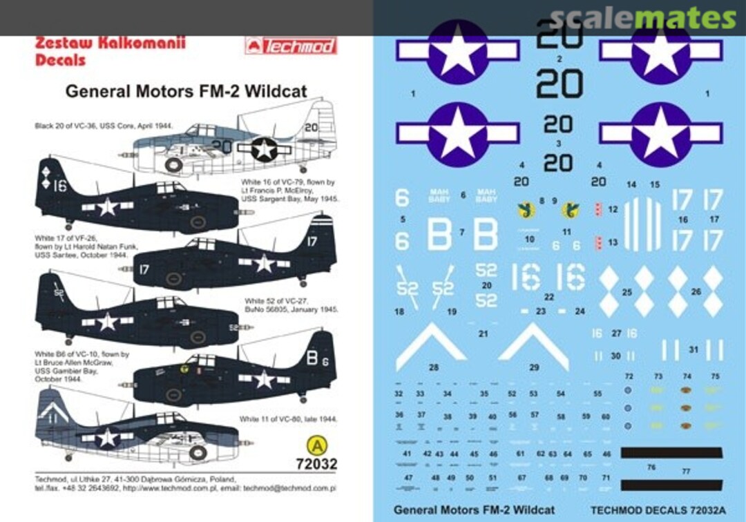 Boxart General Motors FM-2 Wildcat 72032 Techmod