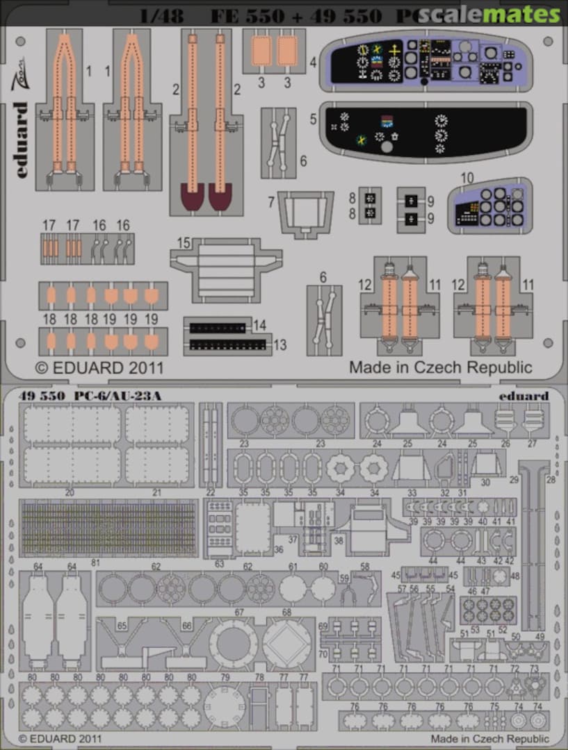 Boxart PC-6/AU-23A S.A. 49550 Eduard