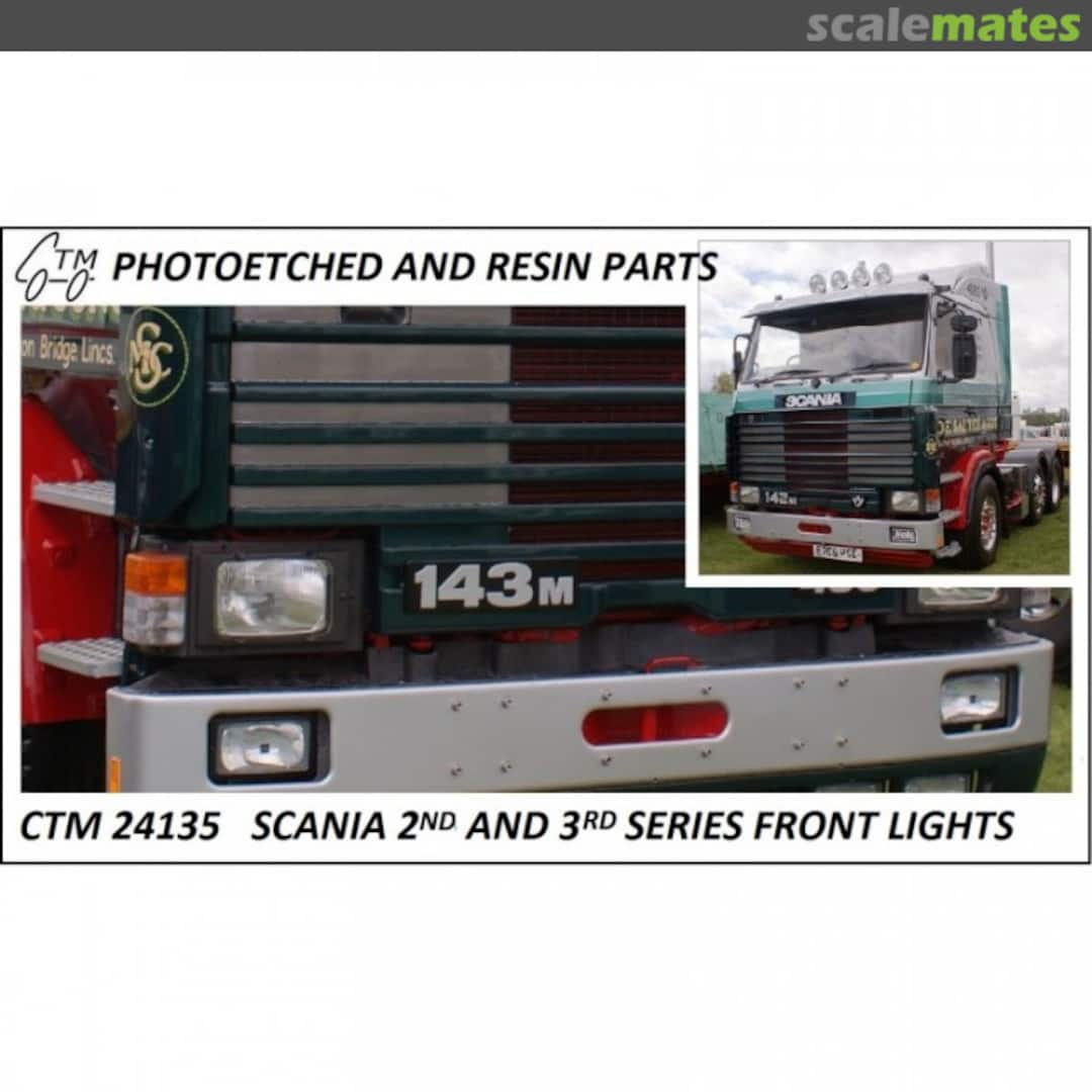 Boxart Scania 2nd and 3rd Series Front Lights CTM 24135 Czech Truck Model