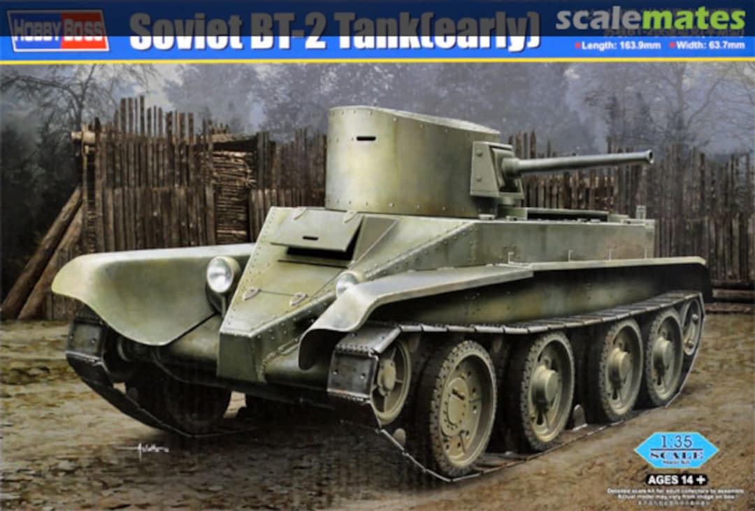 Boxart BT-2 Tank (early) 84514 HobbyBoss