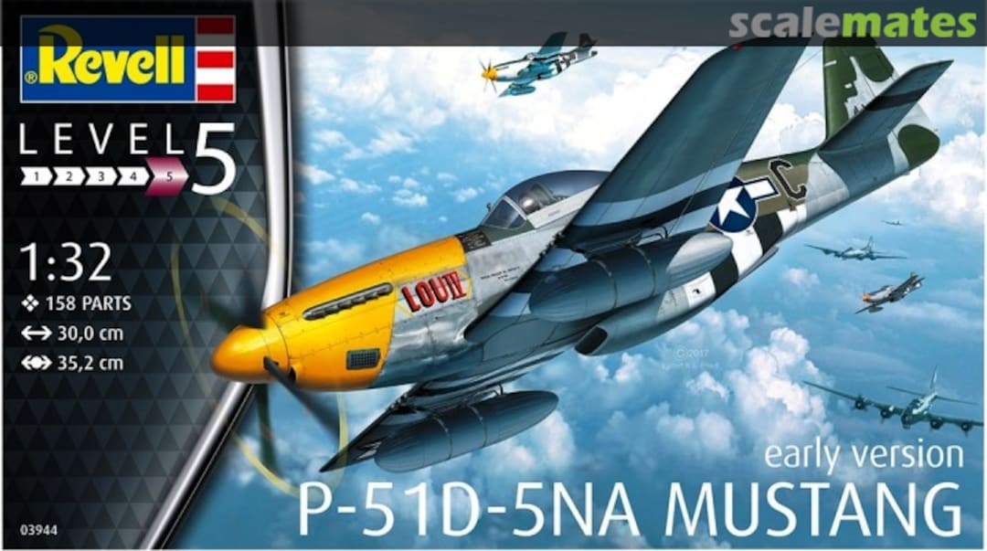 Boxart P-51D-5NA Mustang 03944 Revell