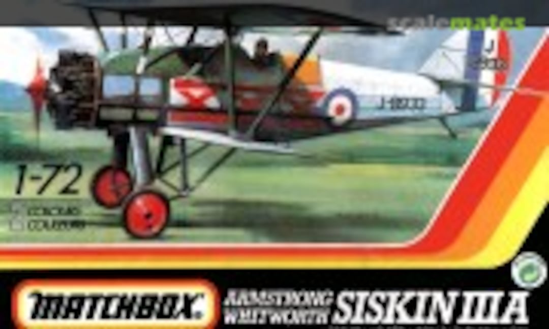 1:72 Armstrong Whitworth Siskin IIIA (Matchbox PK-25)