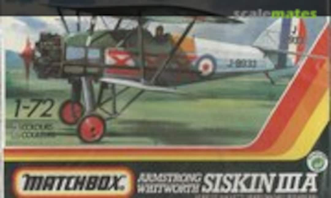 1:72 Armstrong Whitworth Siskin IIIA (Matchbox PK-25)