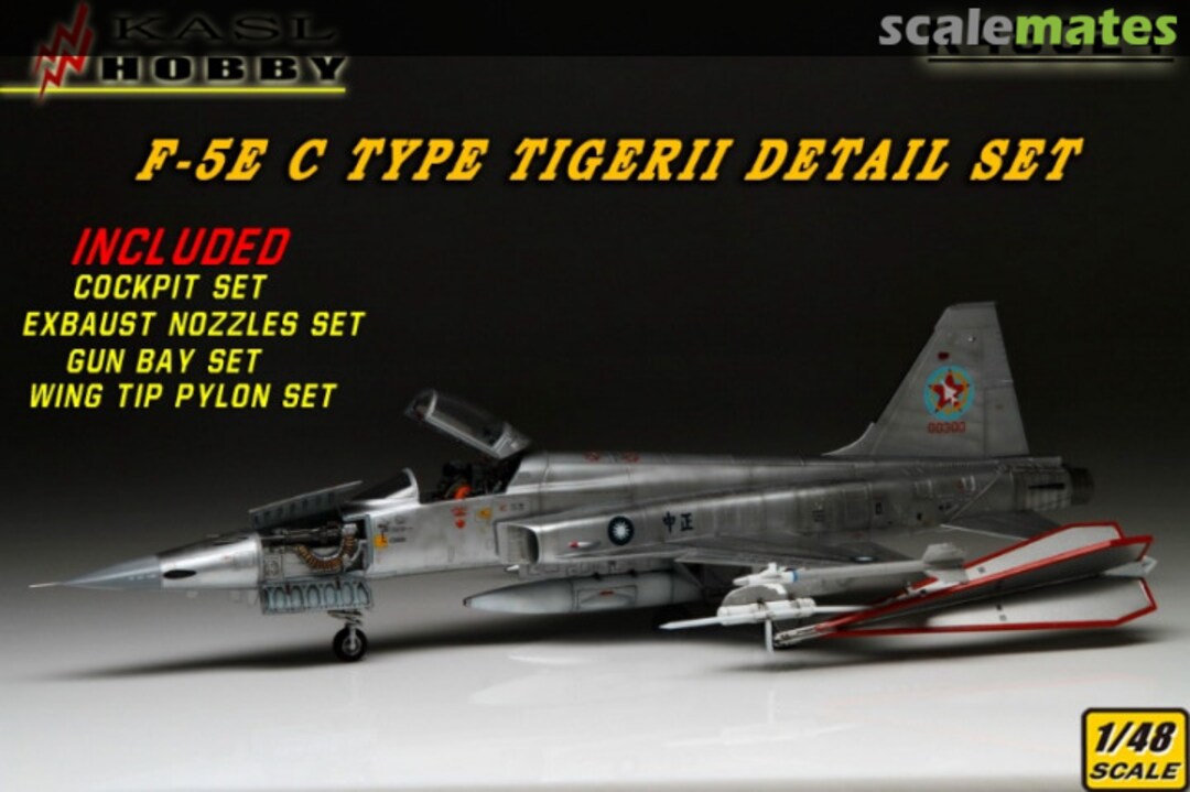 Boxart F-5E TIGER II C Type Detail Set (Late type For AFV CLUB) K48024 Kasl Hobby