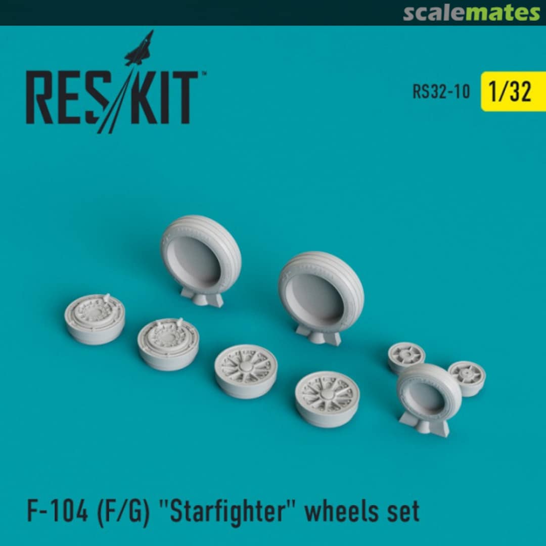 Boxart F-104 (F/G) "Starfighter" wheels set RS32-0010 ResKit